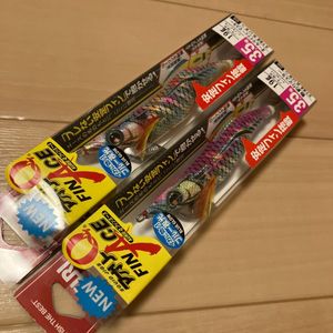 アオリーQ フィンエース 3.5号 2個セット ブルー夜光マーブルピンク ブルー夜光マーブル