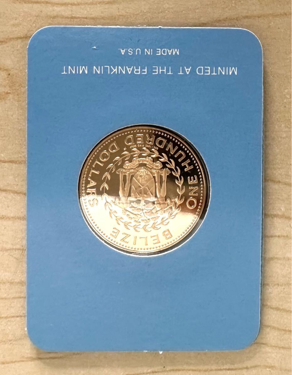 金貨 1984 フランクリンミント 100ドル 6.21g 500/1000(金)｜売買され