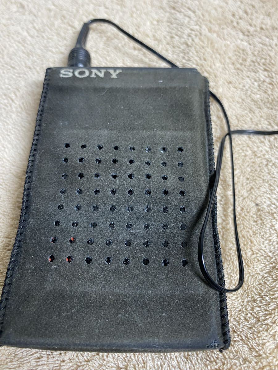 【昭和レトロ品】日本製　ソニー　FM/AM 2バンドレシーバー　ICF-S11 ポケットラジオ_7