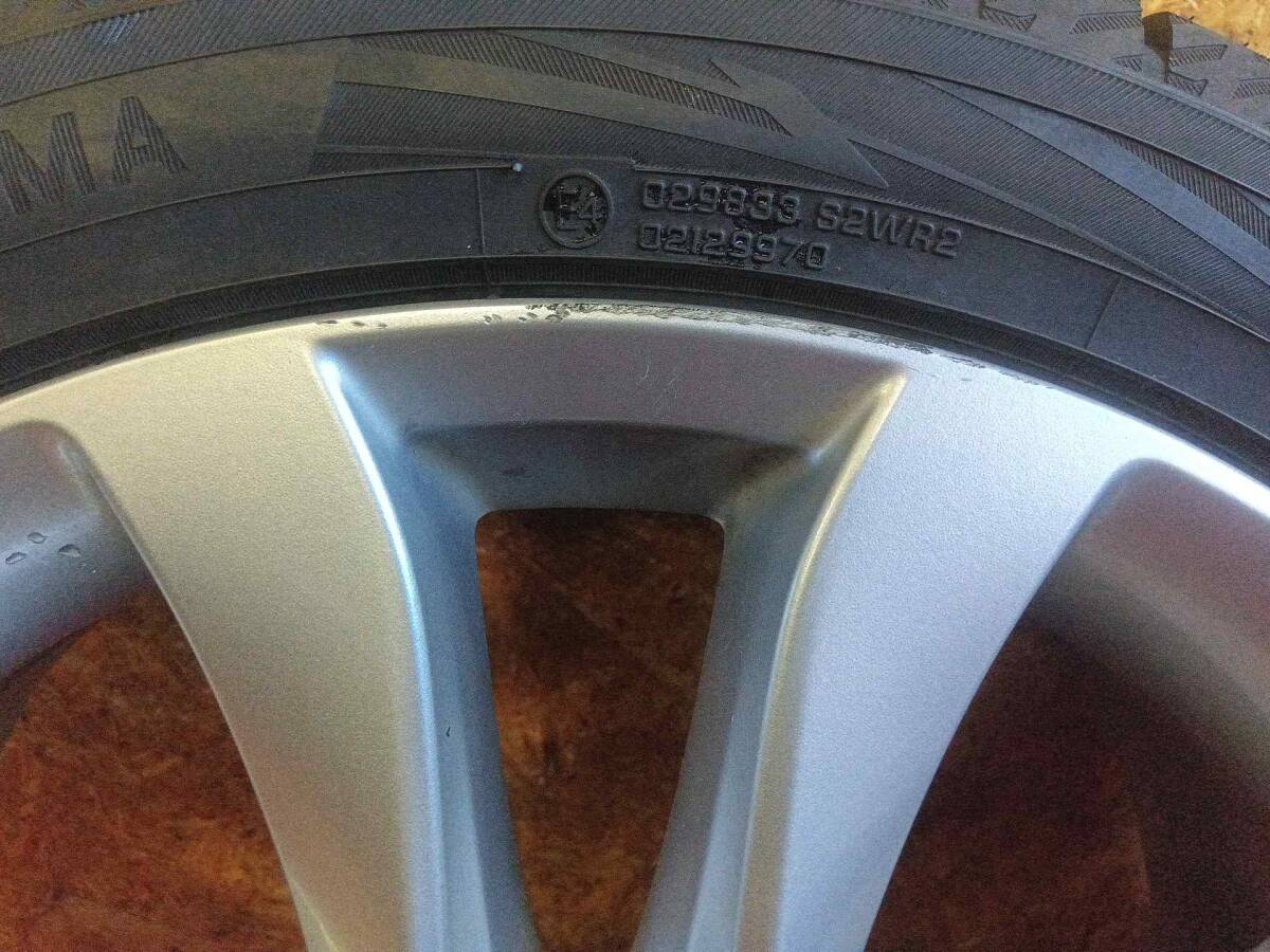 マツダ純正19インチホイール 7.5J PCD114.3 バリ溝 ヨコハマ アイスガード iG70 225/45R19 4本セット 売切!!_4