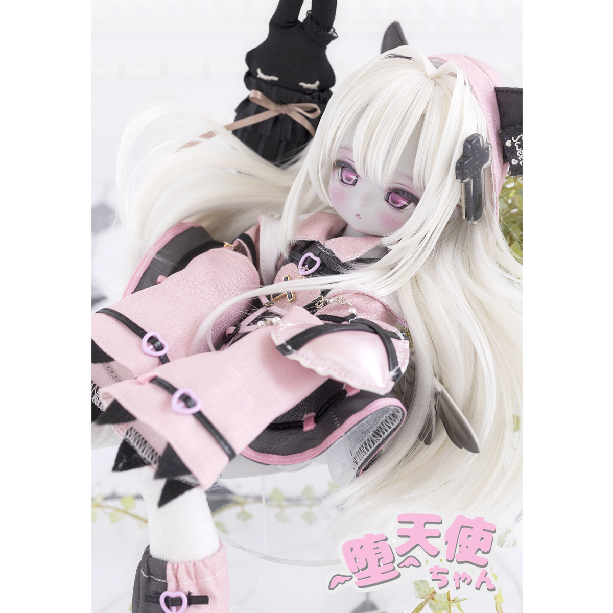 ☆STJ☆ 堕天使ちゃんカスタムヘッド・ボディ・アイ・ウイッグ・お洋服