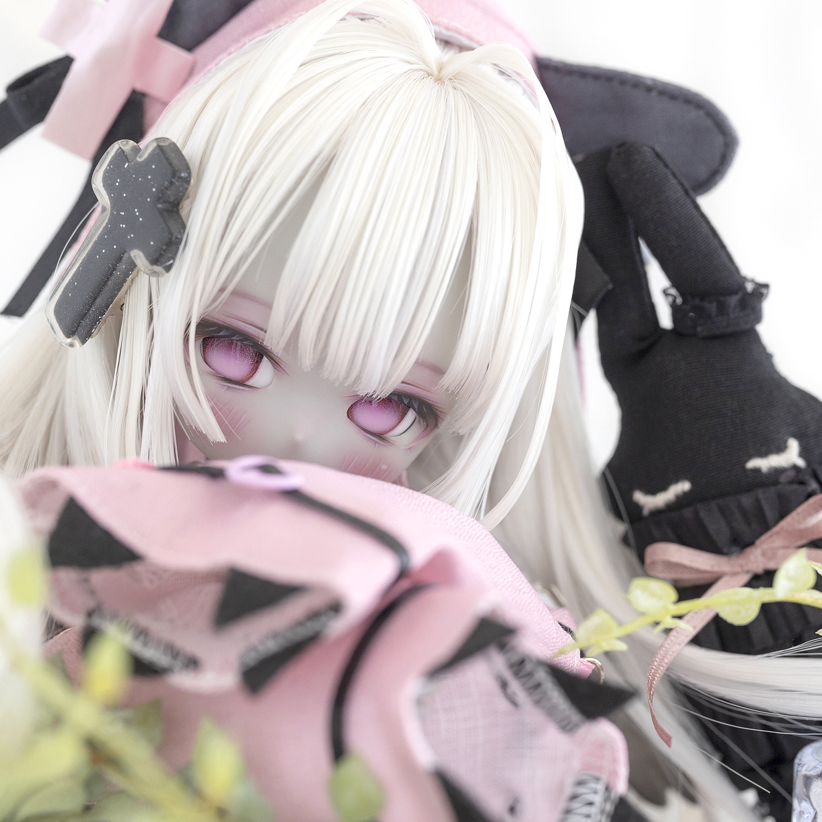 ☆STJ☆ 堕天使ちゃんカスタムヘッド・ボディ・アイ・ウイッグ・お洋服