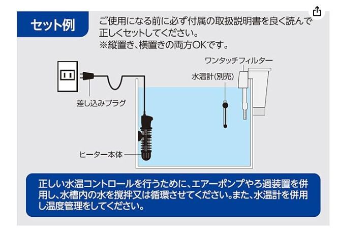テトラ (Tetra) ミニヒーター 100W　２個　＋　50W　２個 合計４個_7