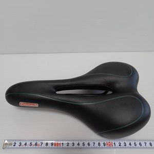 [G1436]中古 COLEMAN サドル　/現状品/ブラック/コールマン/JUSTEK /ジャステック/自転車
