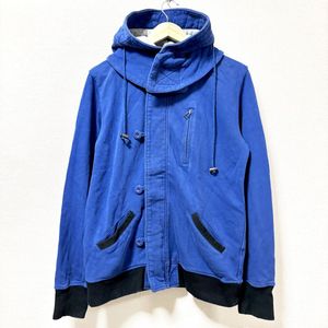鮮やかブルーカラー！【M2SQUARED】エムツースクエアード スウェット ブルゾン パーカー