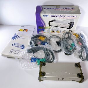 |2920|【動作確認済み】ATEN CS 1742 2ポート USB VGA デュアルディスプレイ オーディオ