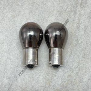 ステルスバルブ S25 180° クロームバルブ 2個 ハロゲン バルブ ウインカー アンバー ク