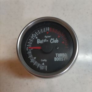 横浜発 バトルクラブ Battle Club ターボブースト計 機械式 当時物 ブーストメーター ブ