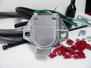 I-Max C-7039 アルミダイキャスト・牽引車側　7ピン配線コネクターフルキット　規格品　