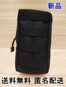 新品 ブラック タクティカル ミリタリーポーチ サバゲー モールシステム キャンプ アウト