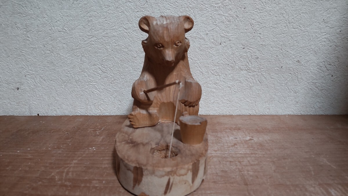 ボゴロツコエ 木地玩具 ロシア 熊 置物 オブジェ 民芸品 木彫 木彫り熊