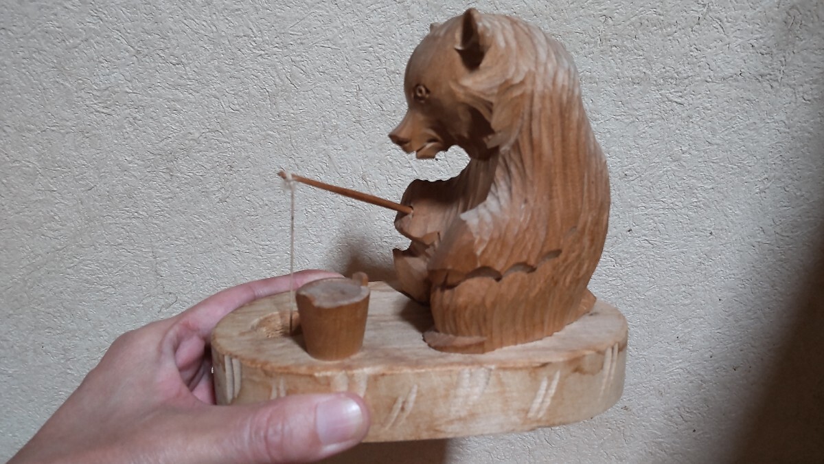 ボゴロツコエ 木地玩具 ロシア 熊 置物 オブジェ 民芸品 木彫 木彫り熊