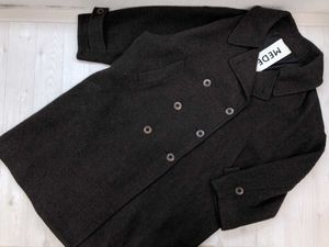 メデ・ジュウキュウ MEDE19F フェリシモ トラッド ヘリンボーン ダブルブレストコート レ