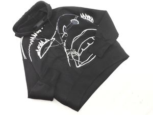 DIESEL BLACK GOLD ディーゼル ブラックゴールド 刺繍 プルオーバー パーカー sizeXXS/黒