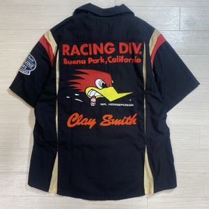 Clay Smith/クレイスミス/Mr.Horsepower/ミスターホースパワー/刺繍入りボーリングシャツ