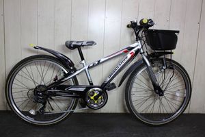 美品！ブリヂストン クロスファイヤー CFJ47 24型 シマノ7速 LED 子供用MTB