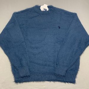 【送料無料】【新品】US.POLO ASSN メンズ フェザーニットセーター（ゆったりタイプ）　