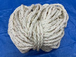 激安・新品・国産☆白、赤・緑入り/テトロン クロスロープ★15mm　6.7Kg（C111)