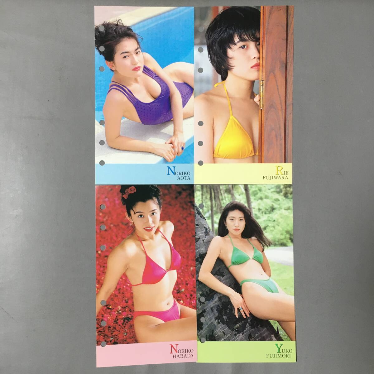 VHS C.C.ガールズ Four Color Box 1994ミニカレンダー青田典子 藤原