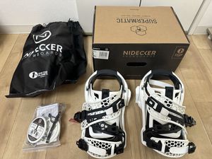 【新品未使用】【送料無料】NIDECKER SUPERMATIC 23-24 XLサイズ ホワイト ナイデッカー