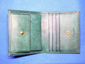 ◆◇ほぼ新品　マリスコ レンマ コンパクト財布　ペトローリオ◇◆