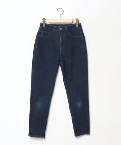 「GLOBAL WORK」 スキニーデニムパンツ S ネイビー レディース