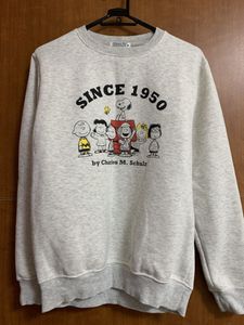 スヌーピー トレーナー 裏起毛　M