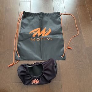 新品未使用　モーティブ　ボウリングシューズ袋とシューズカバー