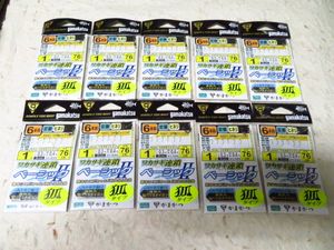 ●セール● 41-044 がまかつ ワカサギ連鎖 ベーシックII 1号 10個セット 6本鈎 狐タイプ