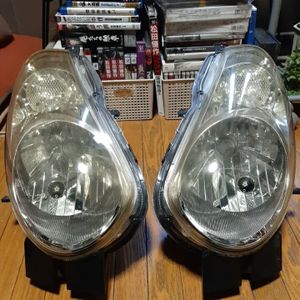 スバルR2純正ヘッドライト(ハロゲン) 左右セット 中古品
