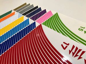 P8z★ホイールステッカー　リムステッカー　ラインステッカー　オマケ付 13インチ 14イン