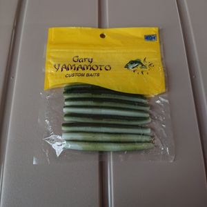 ゲーリーヤマモト ヤマセンコー 3インチ ウォーターメロン/ホワイトクリーム ラミネート