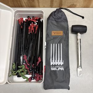 スノーピーク コールマン ペグ ペグハンマー アウトドア キャンプ セット snowpeak Colem