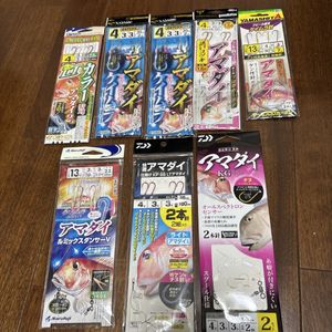 アマダイ　甘鯛　仕掛け　色々　8セット　ダイワ　ヤマシタ　ささめ　オーナー　マルフジ
