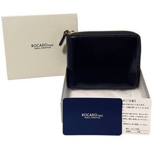 【新品】ROCADO ロカド　シェルコードバン　ウォレット　二つ折り財布　最高級 イタリア