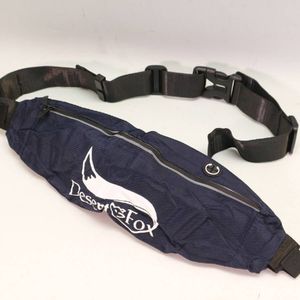 DesertFox ランニングポーチ 色:ネイビー エナジーバー収納付き ウエストポーチ ショルダ