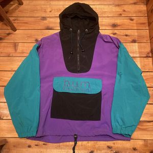b.u.m. アノラックパーカー　ナイロンジャケット　ナイロンパーカー　アウトドア　キャン