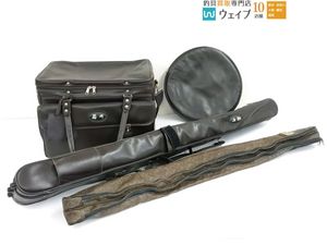 嵐山・写楽 など ヘラバッグ・ヘラロッドケース・タモケース 等 計4点セット ※注あり
