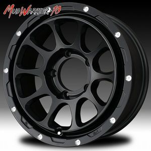 ■ MUD WARRIOR-10 (MW10) ■ 16x5.5J OFF-5 ホイール4本セット ジムニーシエラ/ノマドに