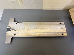 K01廃盤? 希少中古品 東名パワード メタルオーナメントプレート　プラグカバー 4G63 ラン