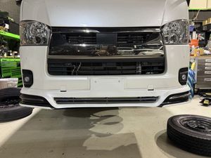 クローチェ　ハーツ【(アストロン）200系ハイエース 標準 フロントハーフスポイラー S-GL