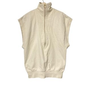 フミエタナカ FUMIE=TANAKA トレーナー サイズ2 M - ベージュ レディース 半袖/ジップア