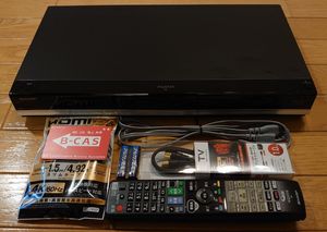 HDD中古良品1TB増量 AQUOSブルーレイ BD-W570 Wチューナー 1TB BDドライブ良品 純正リモ