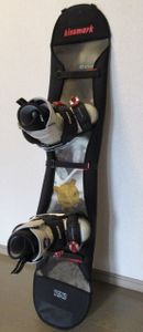 ★即使用可★中古４点セット★kissmark キスマーク スノーボード138cm&ビンディング★VAN