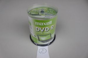 ②　マクセル Maxell　データ用DVD-R DR47PWE.100SP 未開封 外装痛み品