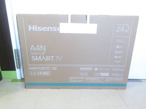 14058 家電祭 Hisense ハイセンス 液晶テレビ 24A4N 24V型 SMART TV 未使用品