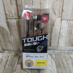 0801x2827 エレコム ステレオイヤホン カナル型 Lightning マイク付 Fast Music LFS12C