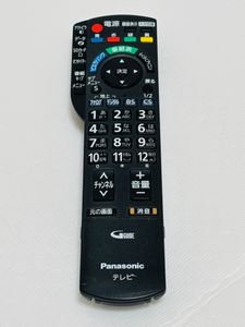 【純正/動作品】 パナソニック テレビ用リモコン N2QAYB000482 ゆうパケットポスト￥230