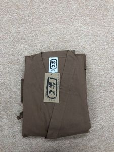 格安アウトレット 作務衣［粋伝］浅茶色 Lサイズ 上下セット