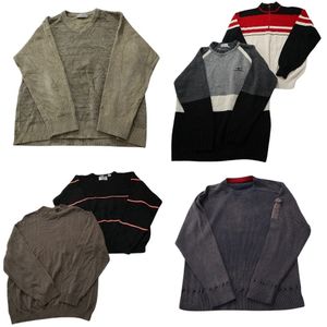 古着卸 まとめ売り セーター MIX 6枚セット (メンズ XL ) フルジップ ボーダー オニール